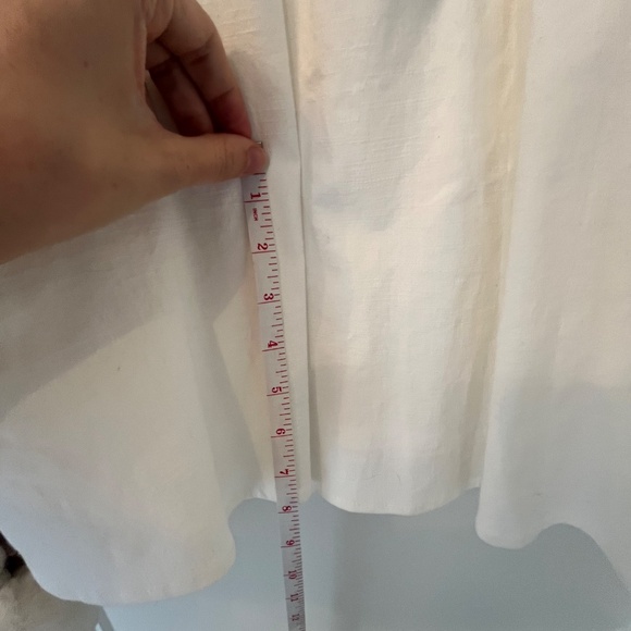 NWOT Entro White Flowy Cotton Dress - Picture 9 of 9